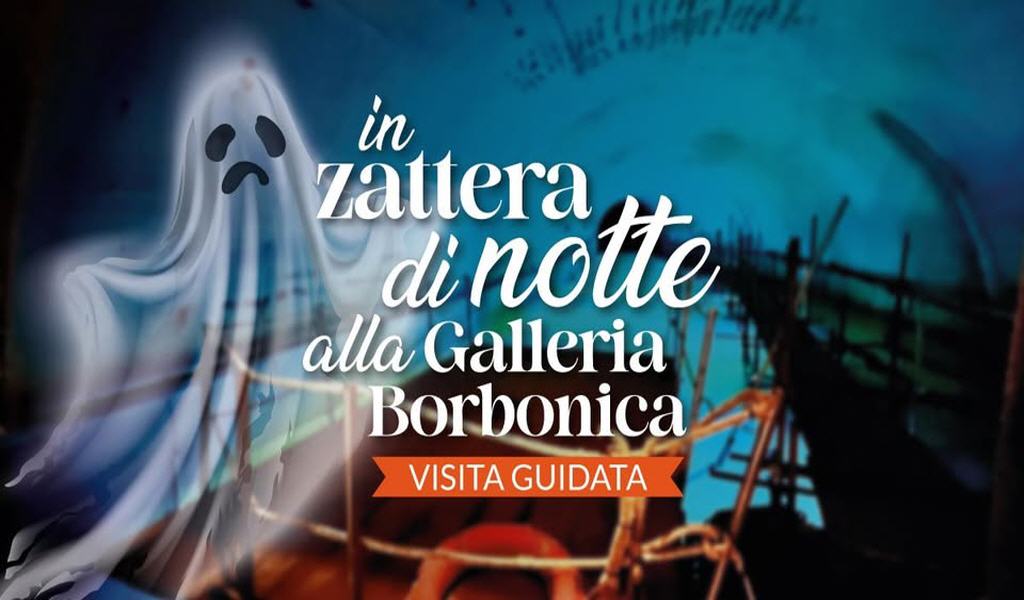 eventi a Napoli 30 e 31 ottobre 2025 Notturna sulla Zattera di Halloween, navigando nei Sotterranei della galleria borbonica